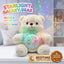 Starlight Galaxy Bear Musical Plush Toy with Soothing Lights and Auto-Timing