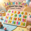 Wooden Number Peg Puzzle Board 0–20 | Learn & Count Educational Toy