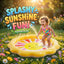 Sunshine Sprinkler Splash Pad | Inflatable Outdoor Water Play Mat for Babies & Toddlers