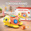 Musical Tortoise Piano Learning & for Babies – Light, Sound & Shape Activity Playset