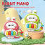 Musical Rabbit Piano Toy - Light-Up Educational Music Toy for Babies 6-12 Months