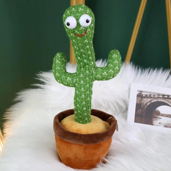 Dancing Cactus Toy - Interactive Talking & Dancing Musical Toy for Kids Hover Image