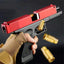 Manual Shell Ejection Soft Bullet Pistol - Kids Toy Gun with Magazine & Silencer