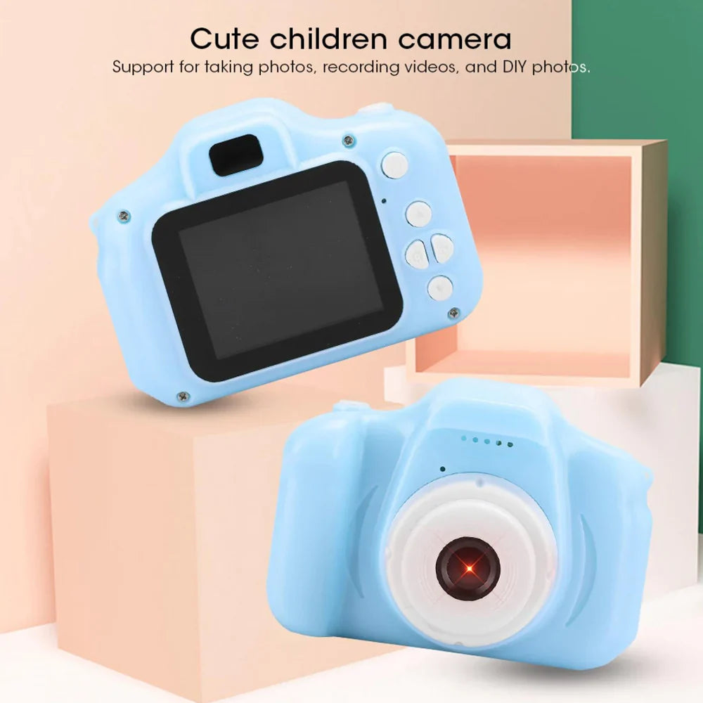 Kids Digital Camera 720p - Rechargeable Video & Photo Camera with 2-Inch Screen