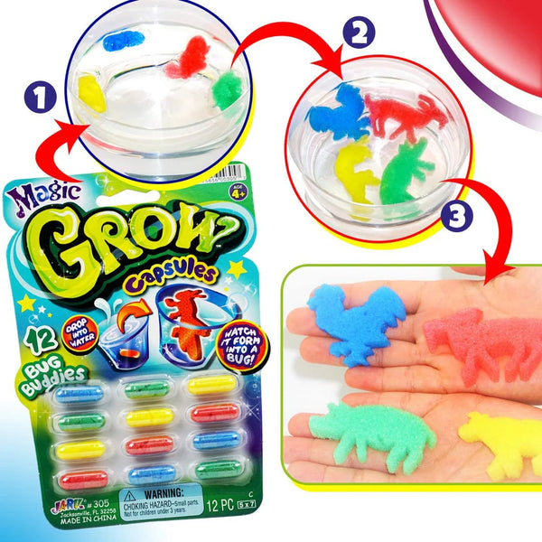 Pack of 2 Magic Growing Animal Capsules
