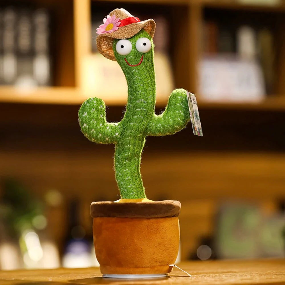 Dancing Cactus Toy - Interactive Talking & Dancing Musical Toy for Kids