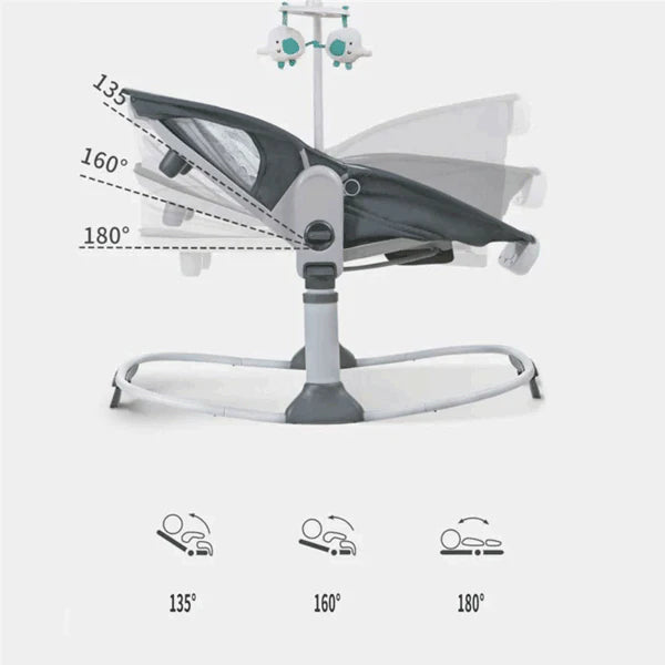 Mastela 6-in-1 Baby Bassinet & Rocker