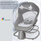 Mastela Deluxe 4-in-1 Electric Swing Bassinet Rocker with Food Tray