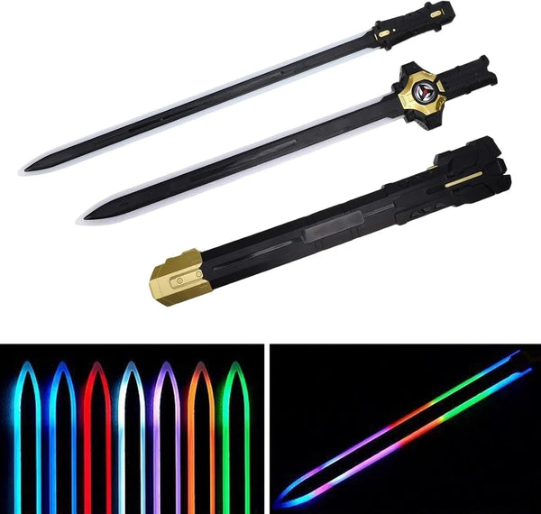Rechargeable Dual Hidden Laser Sword With Smoke