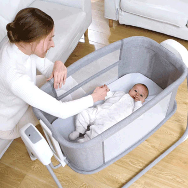 Mastela Deluxe 4-in-1 Electric Swing Bassinet & Bed