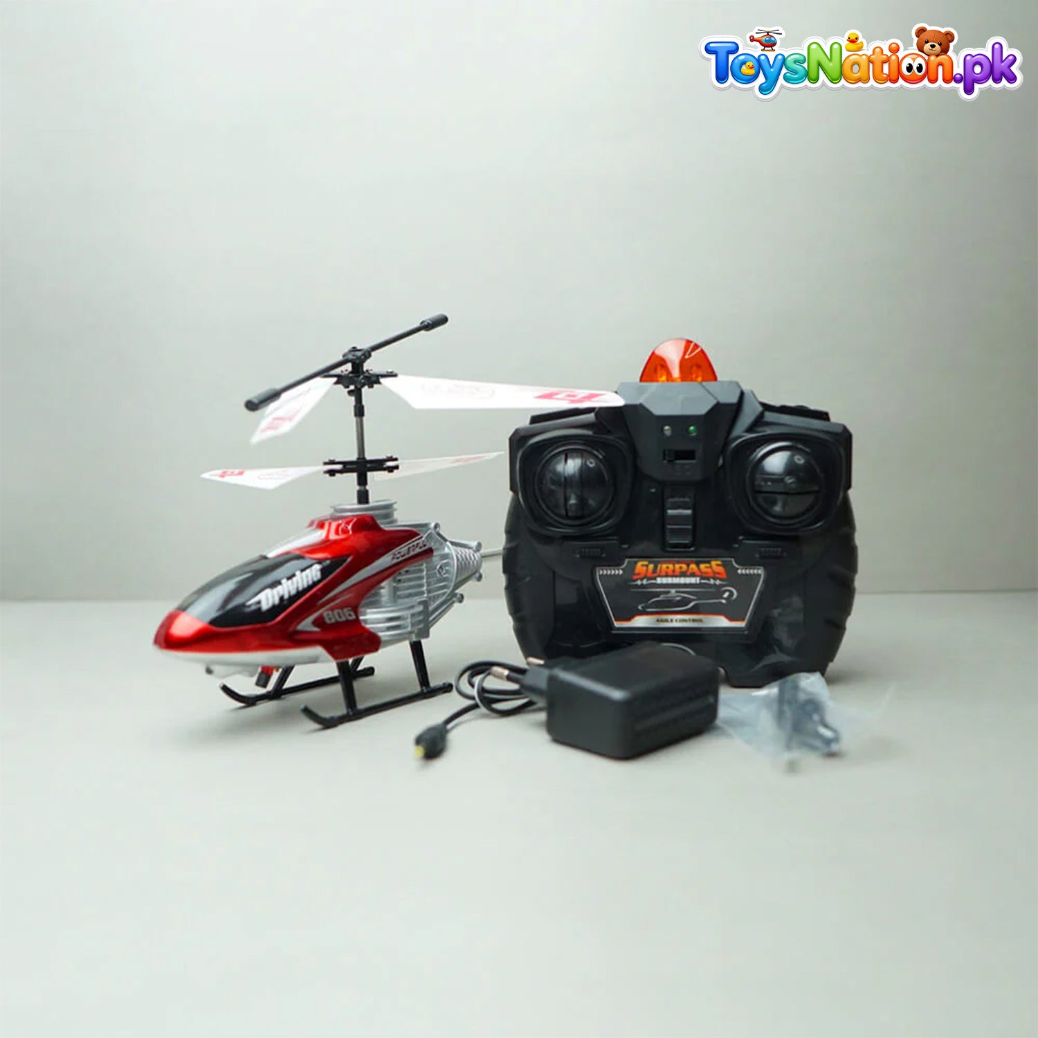 3.5CH RC Metal Helicopter with Gyro - Remote Control Helicopter with LED Lights Main image