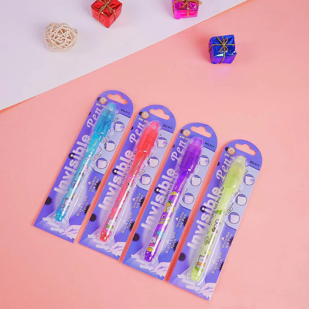 Pack of 2 - Invisible Magic Pen With Uv-light