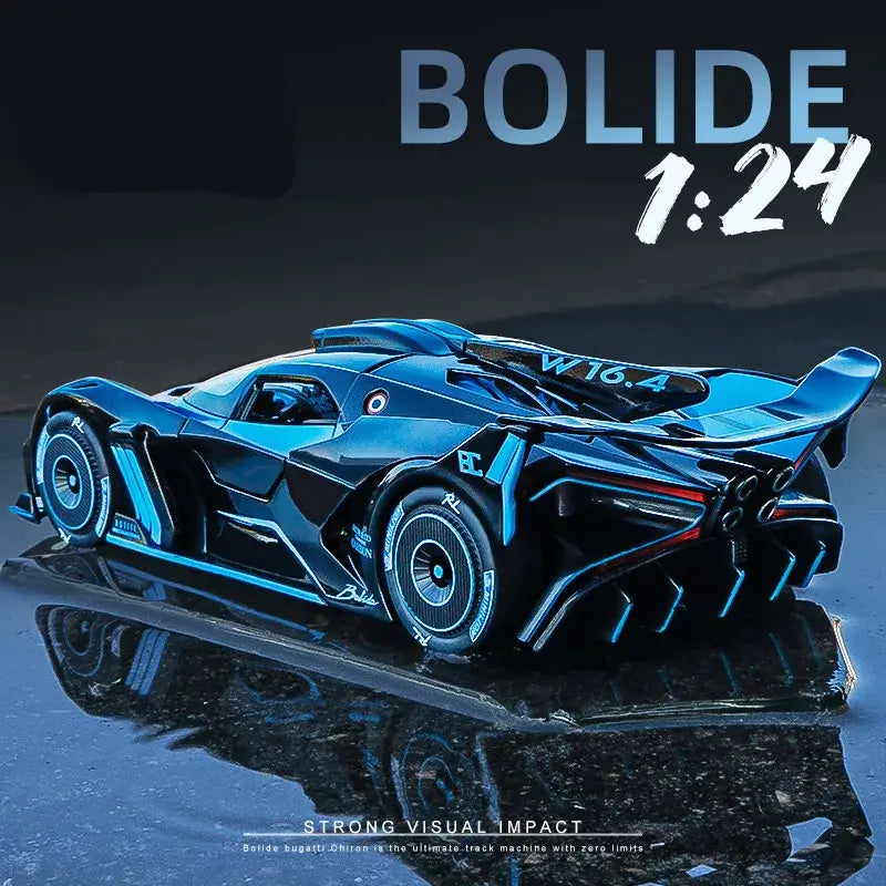 1:24 Bugatti Bolide Diecast Car - Premium Alloy Model Toy