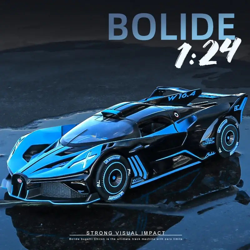 1:24 Bugatti Bolide Diecast Car - Premium Alloy Model Toy