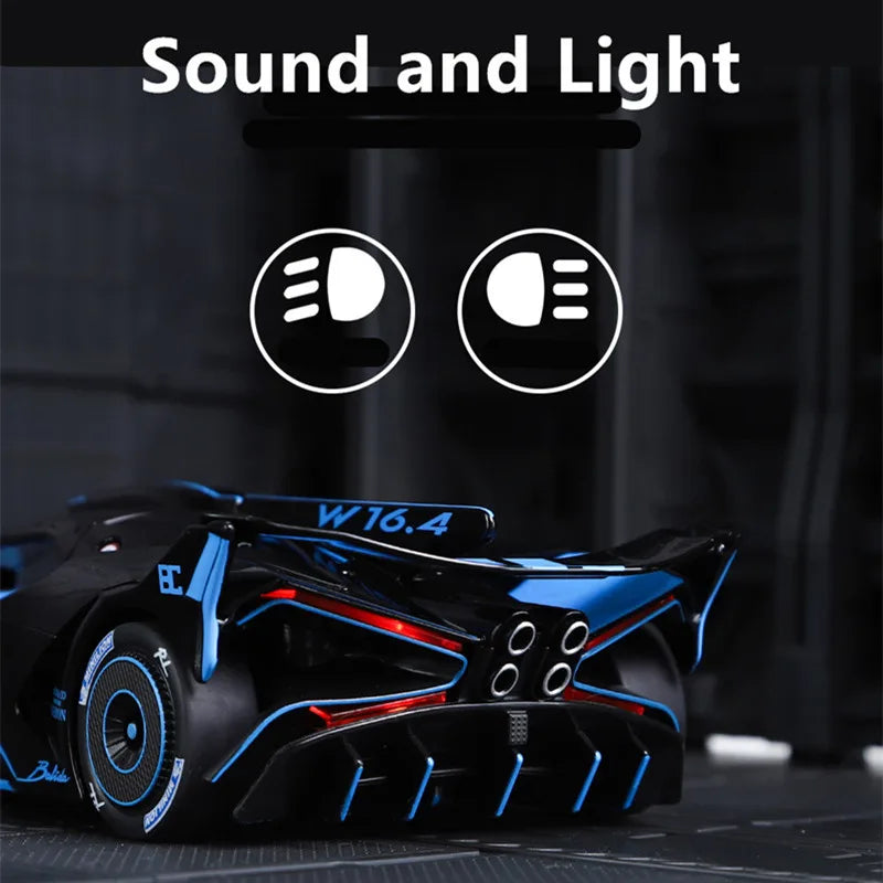 1:24 Bugatti Bolide Diecast Car - Premium Alloy Model Toy Secondary image
