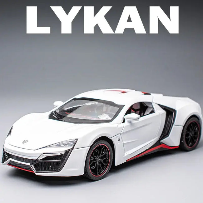 1:24 Scale Lykan Hypersport Die-Cast Model - Alloy Supercar with Opening Doors & Hood Hover Image