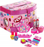Kids POP Makeup Kit - 3-Layer Pretend Play Beauty Toy Set