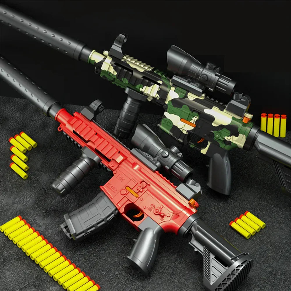 M416 Electric Blaster Gun - Soft Dart Toy Gun with EVA Foam Bullets
