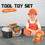 40-Piece Kids Tool Set - Portable Toolbox with Construction Tools