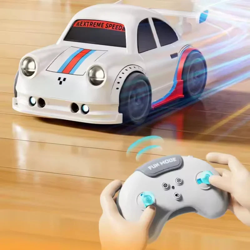 2.4GHz RC Mini Drift Car - Remote & Gesture Control with LED Lights