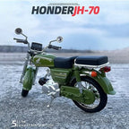 1:12 Scale Honda JH70 Die-Cast Motorcycle Model - Alloy Collectible with Rubber Tires