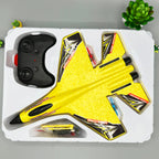 SU-35 RC Foam Plane - 2.4G Remote Control Glider with LED Night Lights