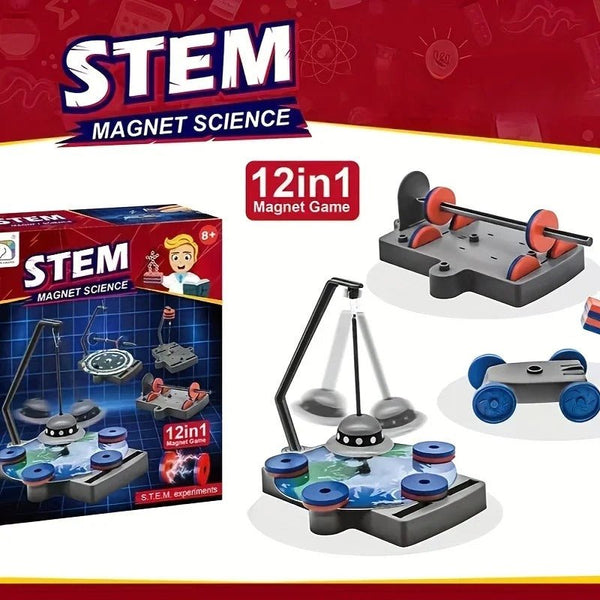 12-in-1 Magnetic Science Learning Kit | Hands-on Physics Experiment Set for Kids Main Image
