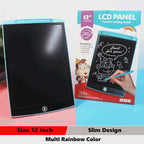 LCD Writing Tablet 12" - Reusable Digital Drawing Board with Erase Button
