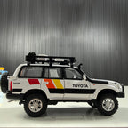 1:24 Scale Toyota Land Cruiser LC80 Diecast Model - Metal Car with Lights & Sound