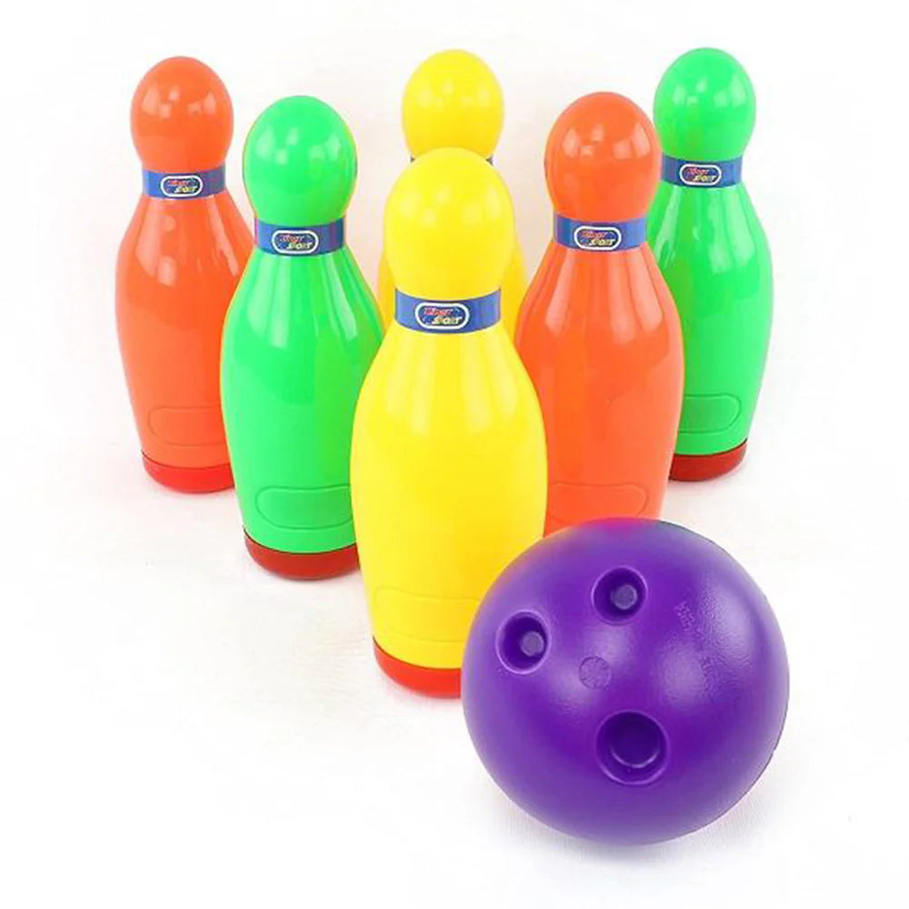 Bowling Set Toy for Kids 6 Pins & 2 Balls Main image