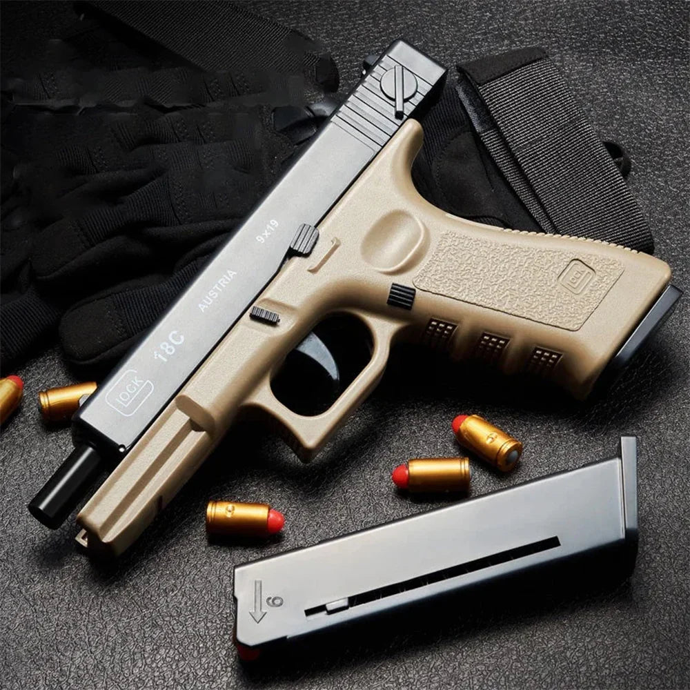 Automatic Shell Ejection Soft Bullet Toy Gun for Kids Secondary image