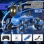 Mini RC Robot Dog - 2.4GHz 8-Wheel Stunt Toy