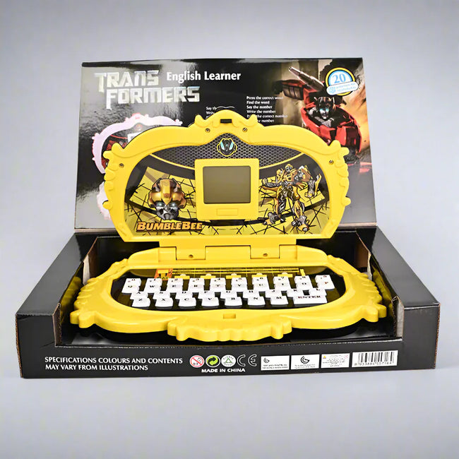 Transformers Educational Learning Laptop - Mini Computer with 20 Activities for Kids Hover Image