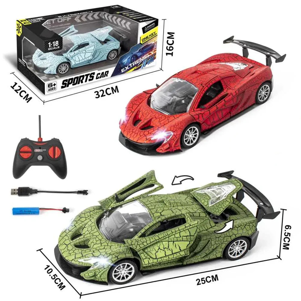 1:16 RC Sports Car for Kids - Remote Control Car with Openable Doors & Lights Main image