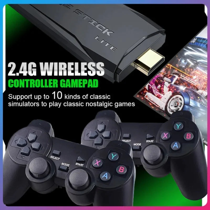 2.4g Wireless Controller Gamepad With 64gb Memory Free
