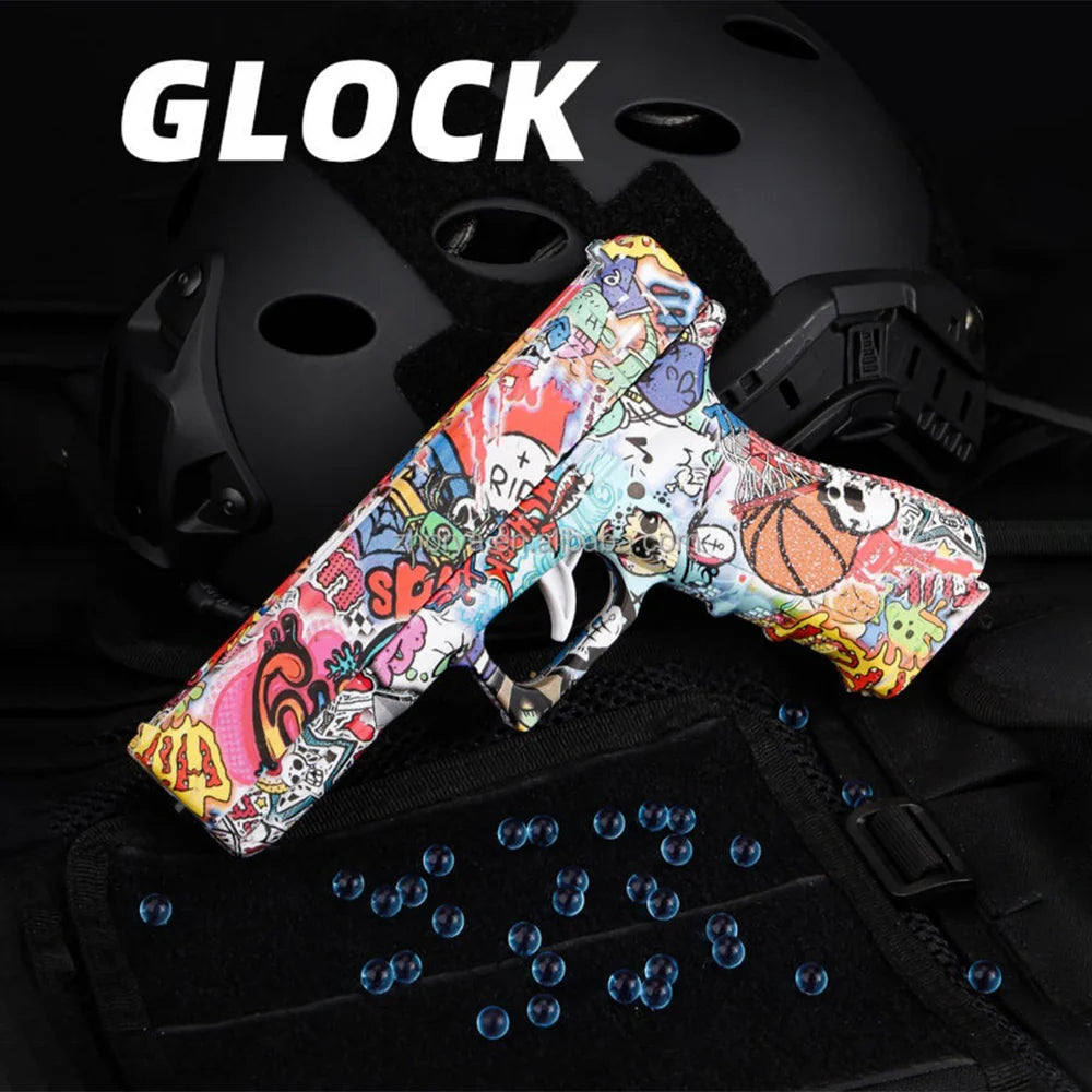 Manual Gel Blaster Gun for Kids - Water Orbeez Shooter Toy Main image