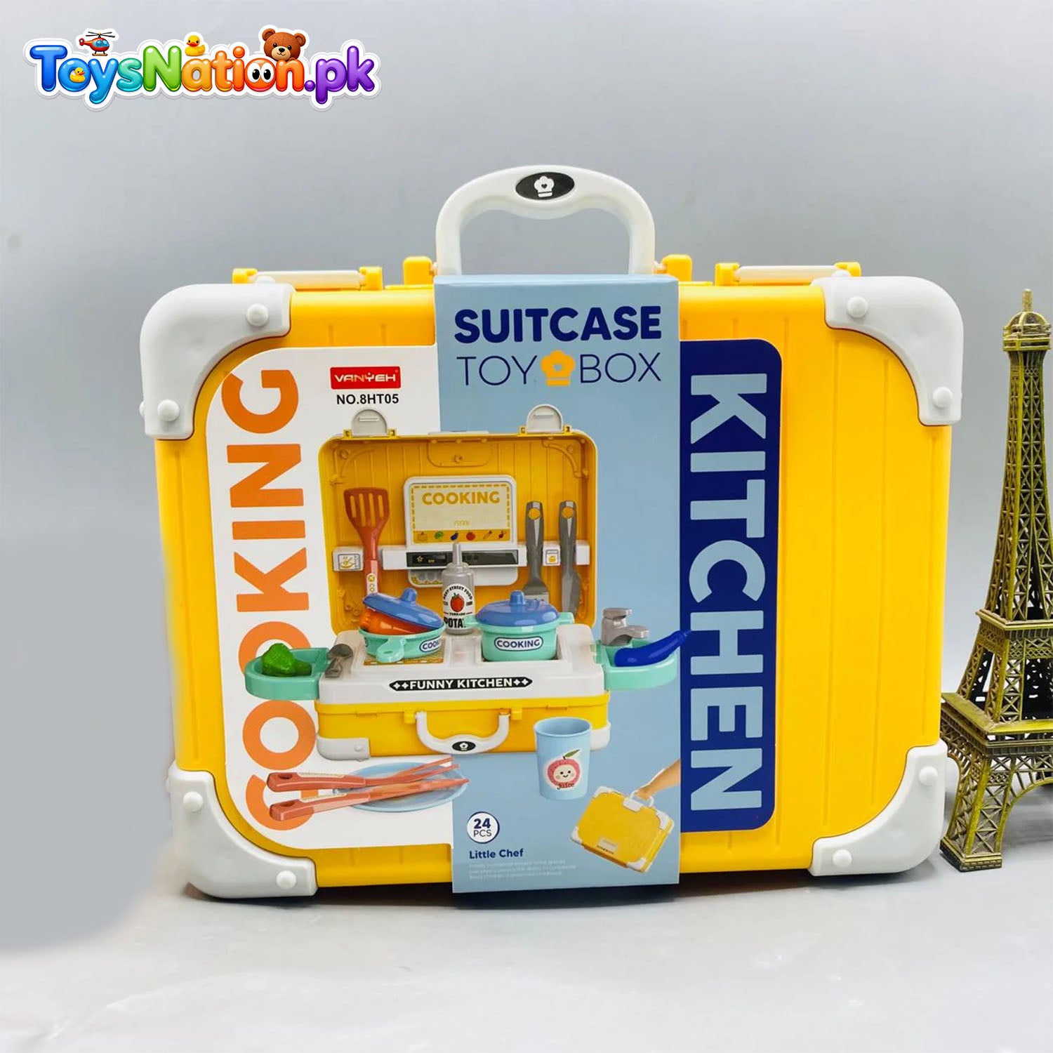 Suitcase Kitchen Set - 24pcs Main image