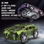 2-in-1 RC Flying Car - 2.4GHz Remote Control Land & Air Dual-Mode with LED Lights