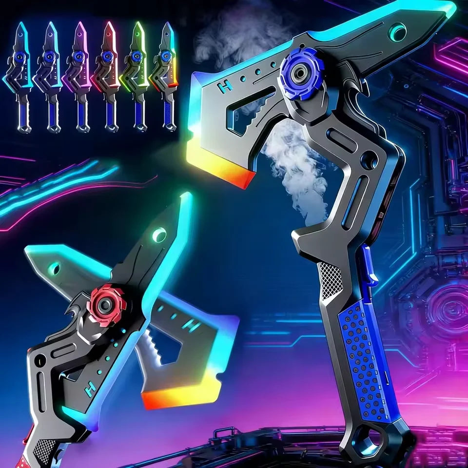 2in1 Transforming Axe & Energy Sword With Light & Smoke