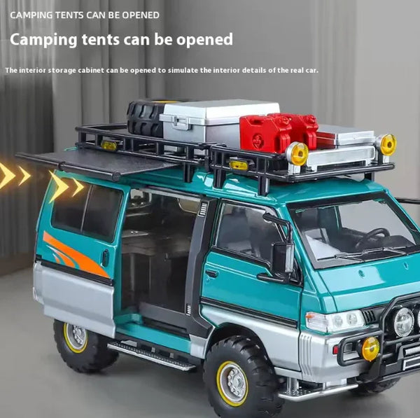 1:24 Scale Mitsubishi Delica Van Die-Cast Model - Alloy with Light & Sound
