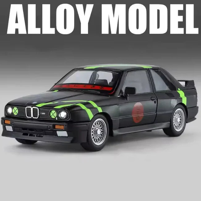 1:24 Scale BMW E30 M3 Die-Cast Model - Classic Alloy with Light & Sound Hover Image