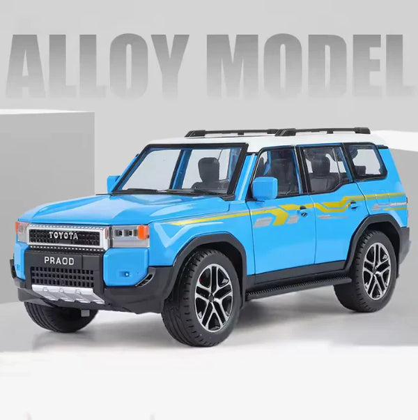 1:24 Scale Toyota Land Cruiser Prado LC250 Die-Cast Model - Alloy with Light & Sound