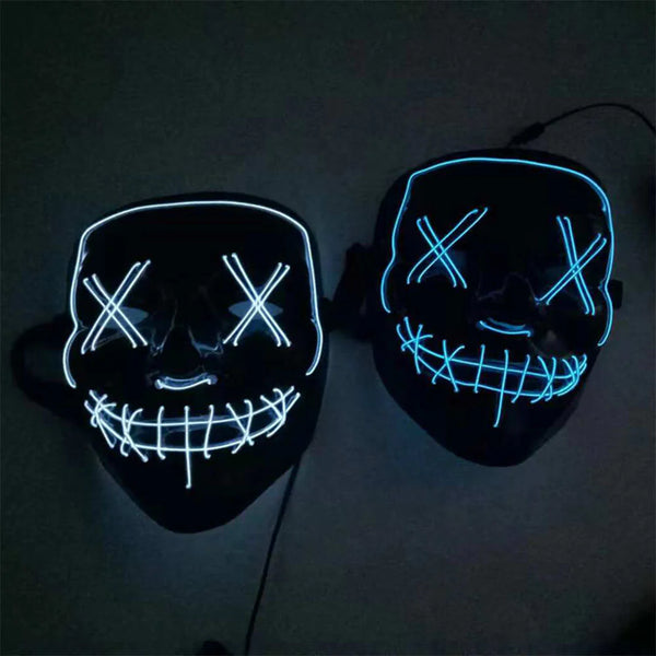 HORROR LED JOKER PRANK MASK