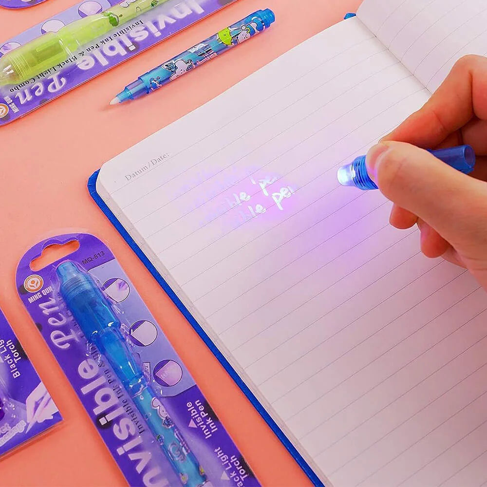 Pack of 2 - Invisible Magic Pen With Uv-light Secondary image