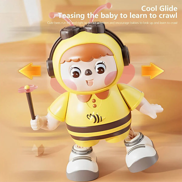 Musical Dancing Bee Toy - Educational Interactive Toy with Lights & Sound for Kids