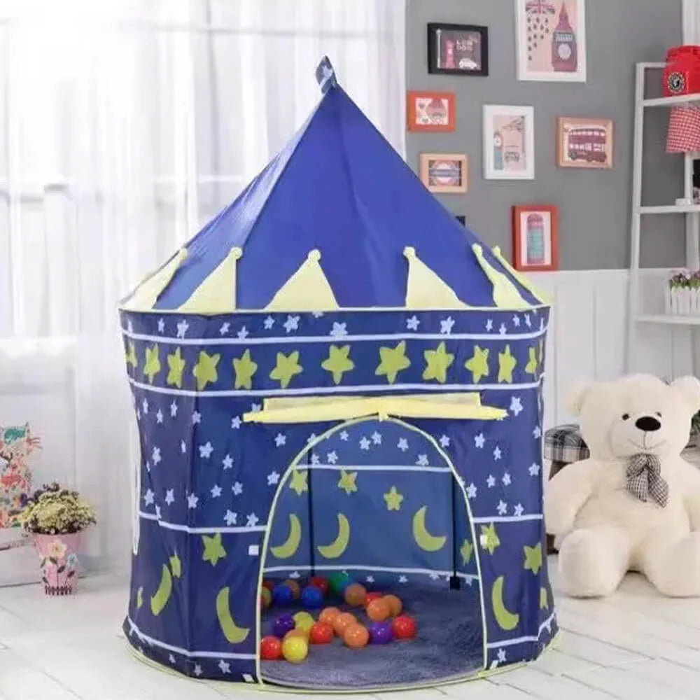 Kids Play Tent House - Beautiful Cubby Tent for Indoor & Outdoor Play Secondary image