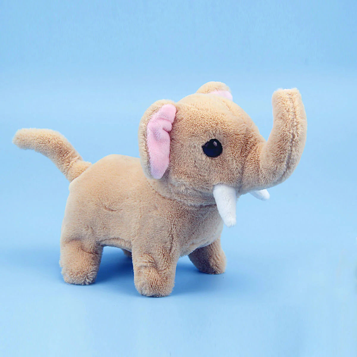 Cute Walking Plush Elephant Toy - Interactive Musical Toy with Sound for Kids
