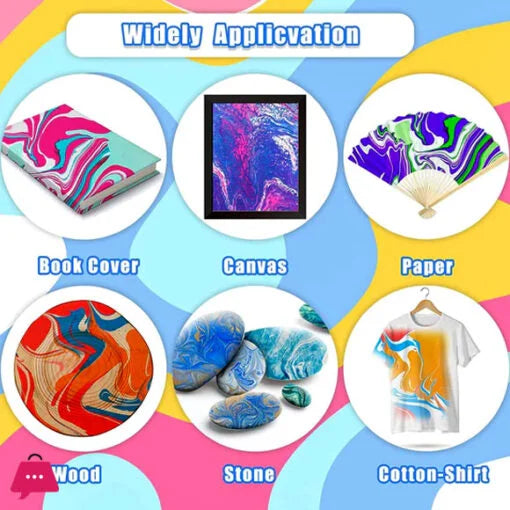 Ebru Water Marble Painting Kit - Non-Toxic Art Set for Kids Main Image