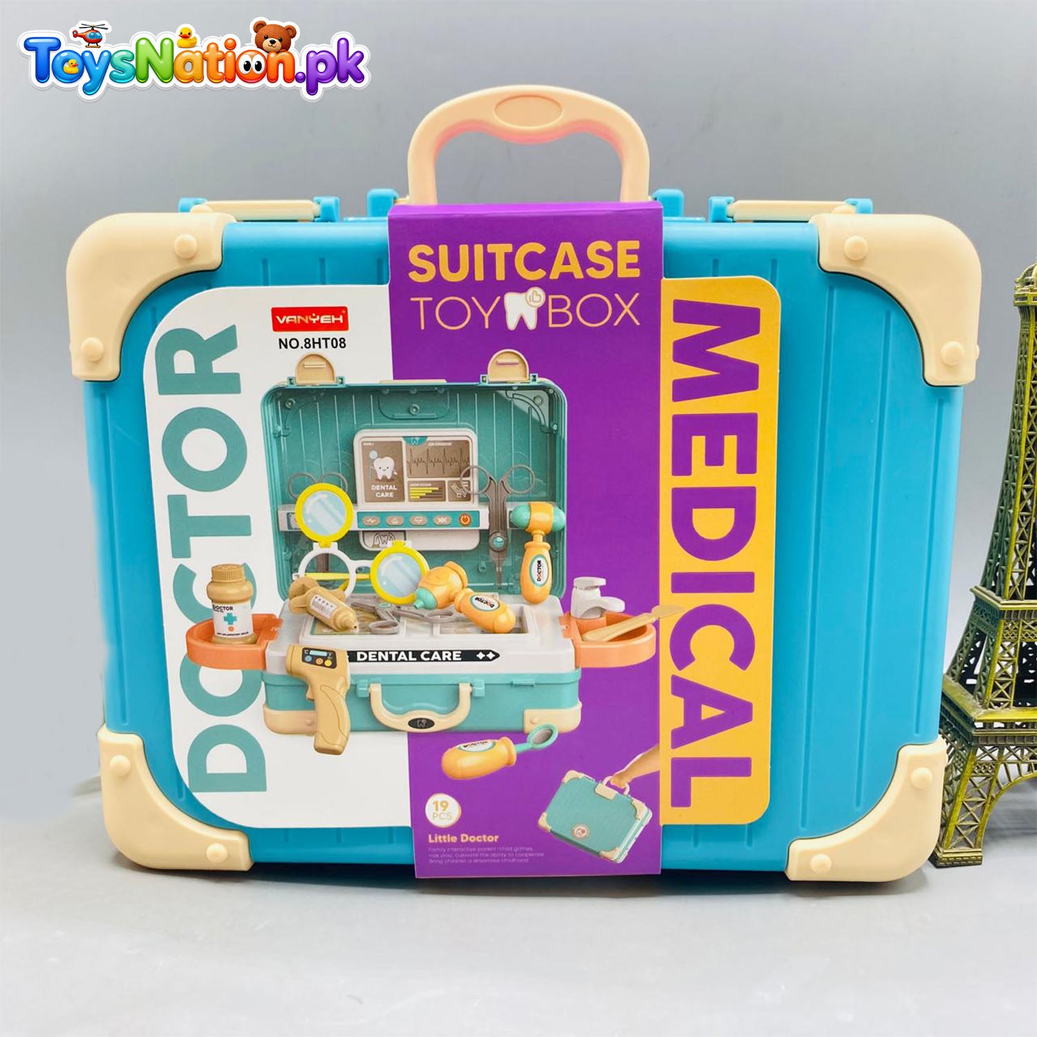 Doctor Medical Suitcase Set - 19Pcs
