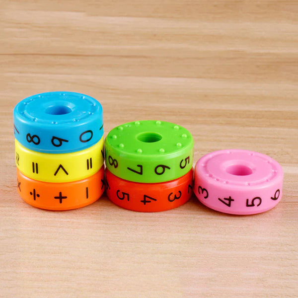 Magnetic Arithmetic Learning Toy - Educational Math Calculator for Kids